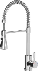 Grifo de cocina Quadri Derby con salida flexible y ducha con 2 tipos de chorro cromado 1208955915