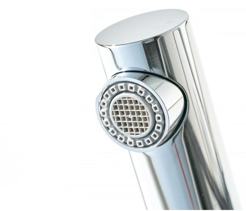 Grifo de cocina Franke Active L cromo con spray y teleducha extraíble 115.0653.379