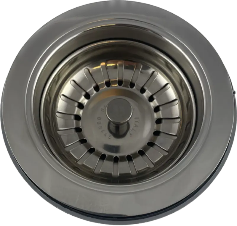 Juego de desagüe PB classic cromado para un fregadero de cocina y tapón de rejilla con cierre 1208956473