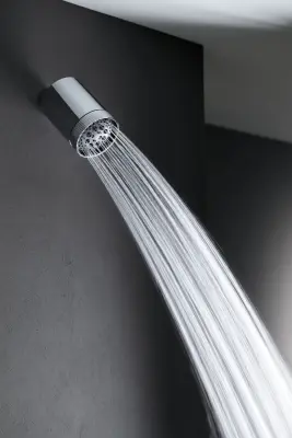 SB Round 316 Beam Multi-jet showerhead 10cm Stainless Steel PVD brushed black 1208956682
