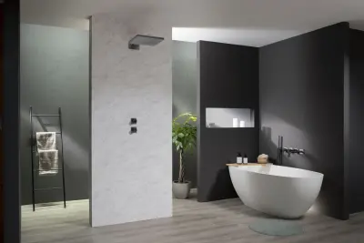SB Square 316 Emotion Dual Rain Shower Brushed PVD Copper 1208956757