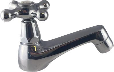 PB Classic washbasin tap with star handle cold water low model chrome 120895690