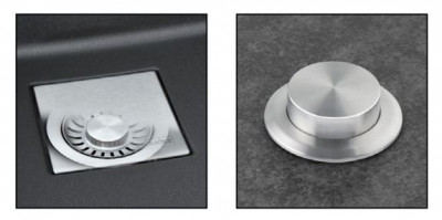 Franke Cube KNG 110.52 matt black sink 52x42 granite undermount 125.0627.319