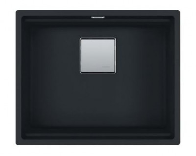 Franke Cube KNG 110.52 matt black sink 52x42 granite undermount 125.0627.319