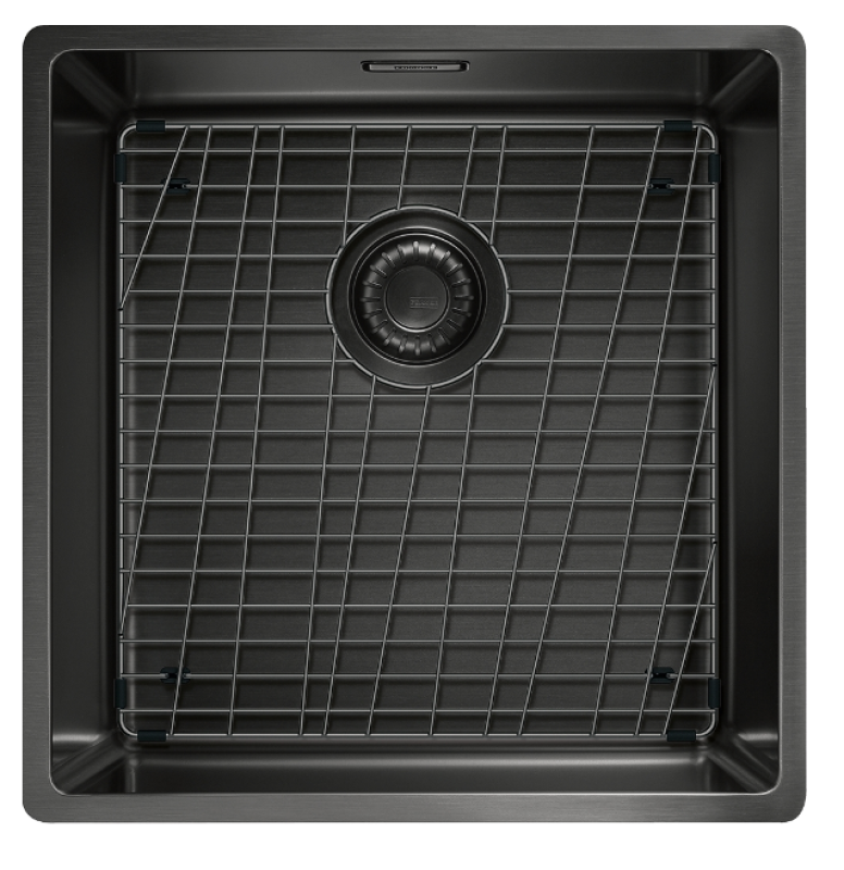 Franke Mythos Masterpiece BXM 210.40 PVD Gun Metal Fregadero 400x410mm Montaje enrasado y bajo encimera 127.0674.537