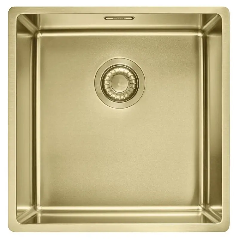 Franke Mythos Masterpiece BXM 210.40 PVD Oro Fregadero 400x410mm Montaje a ras y Bajo encimera 127.0674.582