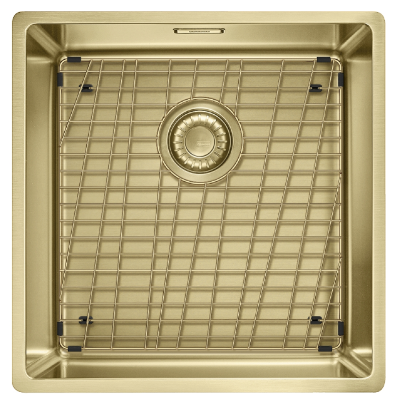 Franke Mythos Masterpiece BXM 210.40 PVD Oro Fregadero 400x410mm Montaje a ras y Bajo encimera 127.0674.582