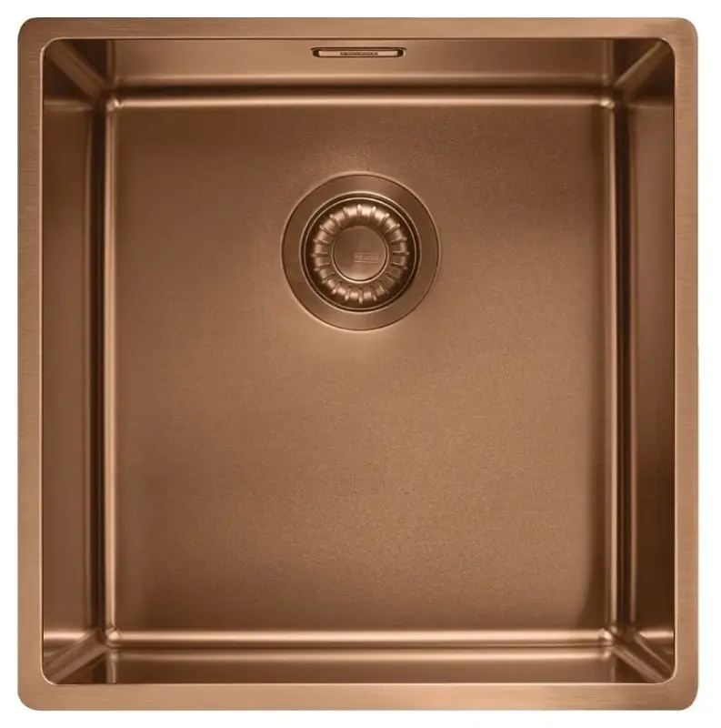 Franke Mythos Masterpiece BXM 210.40 PVD Cobre Fregadero 400x410mm Instalación a ras y Bajo encimera 127.0674.583