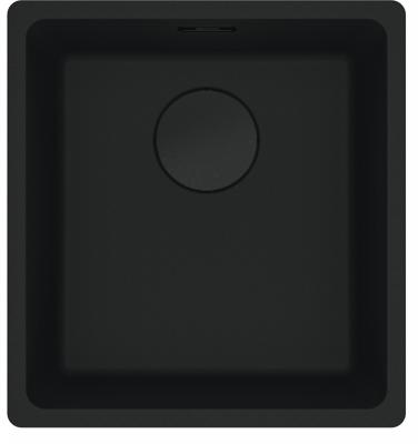 Franke Maris MRG 210/110-37 Fragranite Black Edition Matte Black Flush Mount Sink