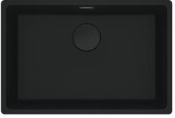Franke Maris MRG 210 / 110-62 Edición negra Fragranite fregadero de encastre en negro mate