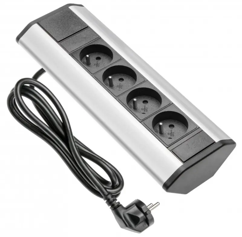 Enchufe esquinero Indux para cocina con 4 tomas y toma de tierra tipo E 1208957443