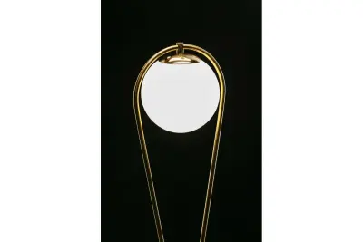 Decor Ciklop Brass Gold Floor Lamp with teardrop look 9737