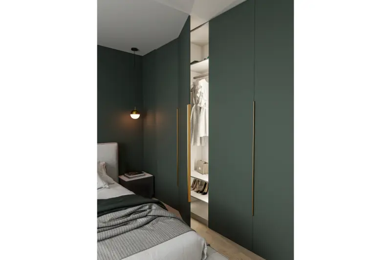 Lámpara colgante Decor Abies de latón dorado con dosel redondo de metal 3558