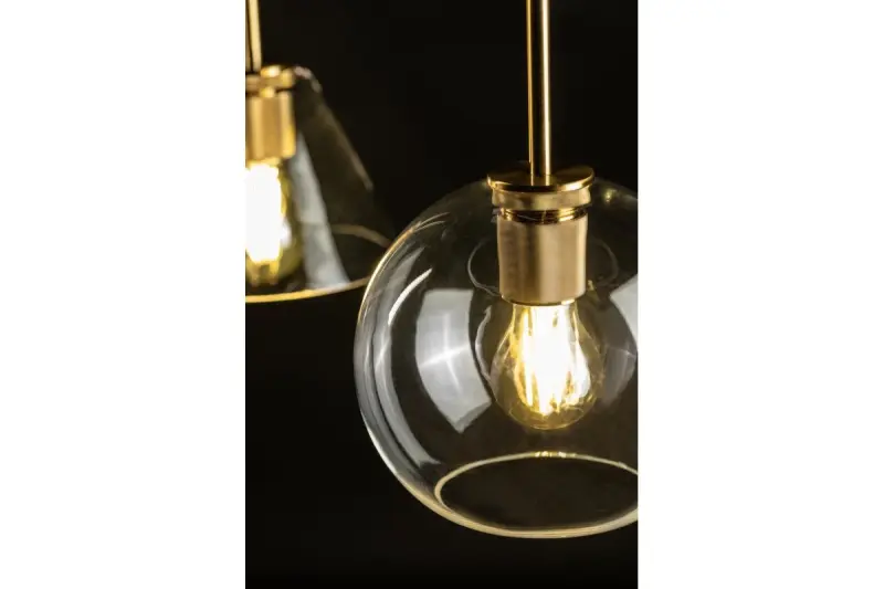 Lámpara de techo Decor Giglas de cristal esférico 8013