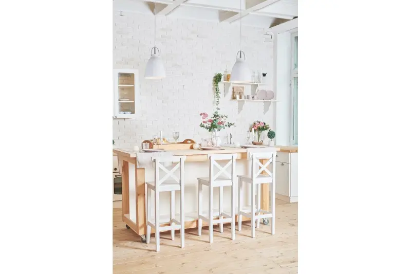 Lámpara de techo Decor Orient de metal cónico blanco 4451