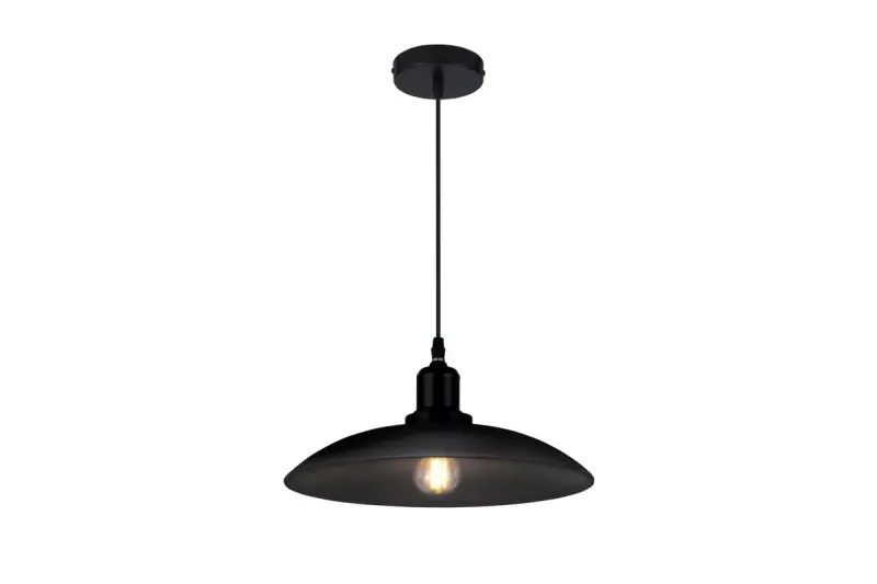 Lámpara de techo Decor Horizon industrial negro mate 4512