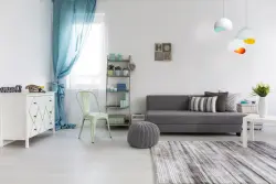 Lámpara de techo Decor Mavia esférica amarilla y blanca 4987