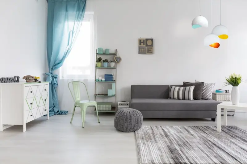 Lámpara de techo Decor Mavia esférica blanco-verde 0917