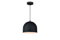 Lámpara de techo Decor Katilu en metal negro 1884