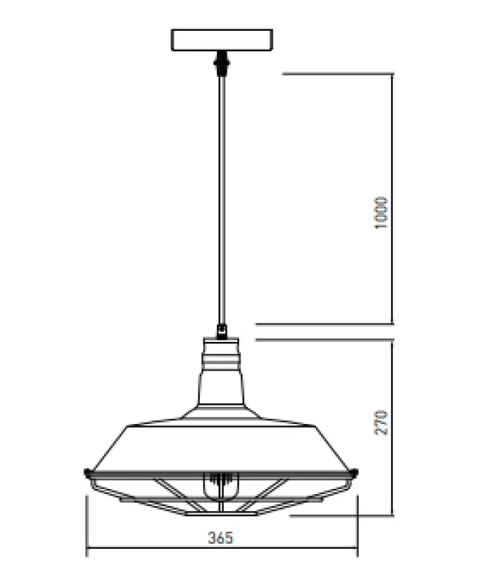 Lámpara de techo Decor Solen de estilo industrial con rejilla dorada diámetro 36,5 cm 3703