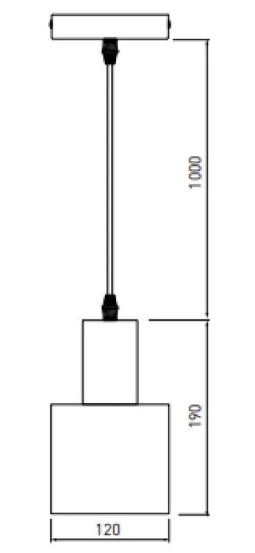 Lámpara de techo Decor Selvia color cobre con acabado latón diámetro 12 cm 3208