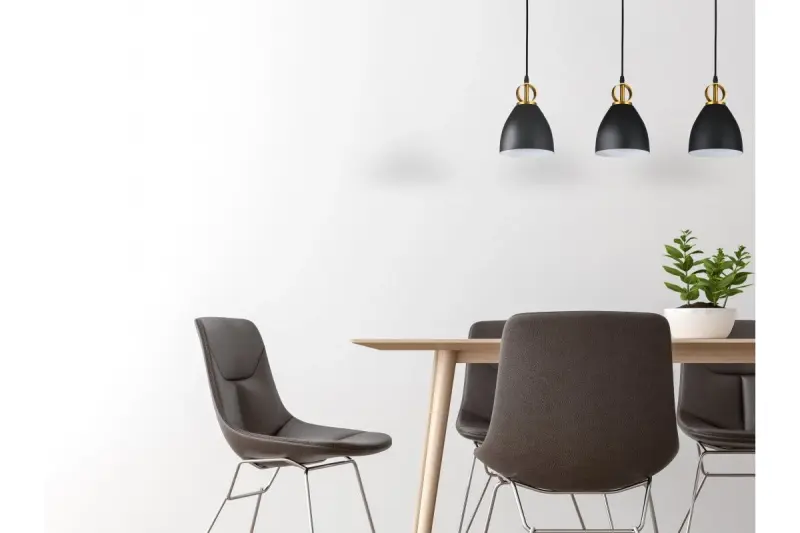 Lámpara de techo Decor Kerala elegante color negro 3239