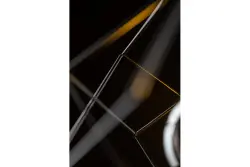 Lámpara de techo Decor Rosa color negro geométrica compuesta por 2 cubos negros 3437