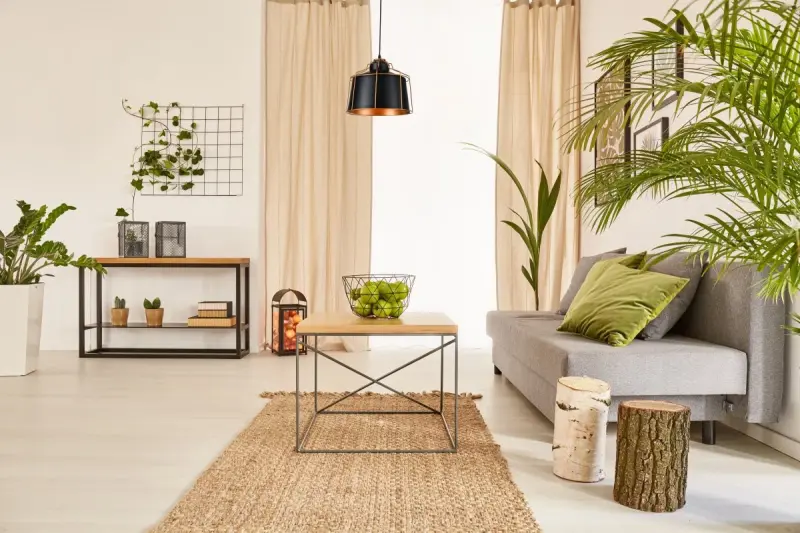 Lámpara de techo Decor Goa color negro con marco decorativo dorado 3512