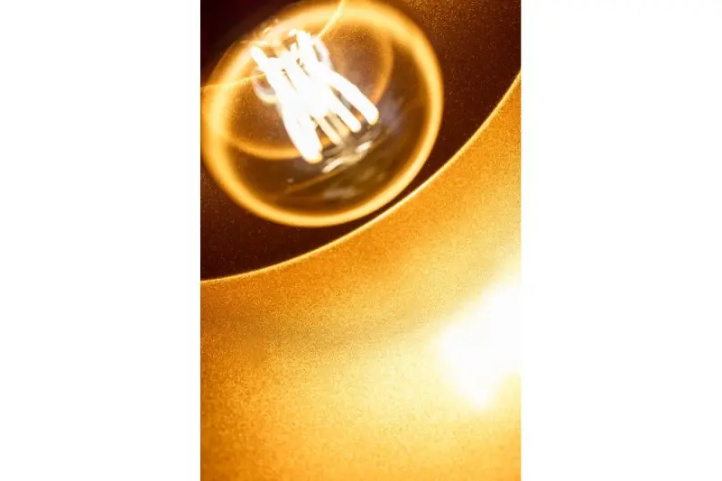 Lámpara de techo Decor Goa azul con marco decorativo dorado 3574