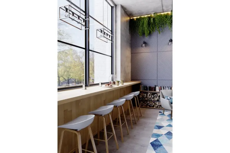 Lámpara de techo Decor Diu geométrica color negro con 4 portalámparas anchura 60 cm 3635