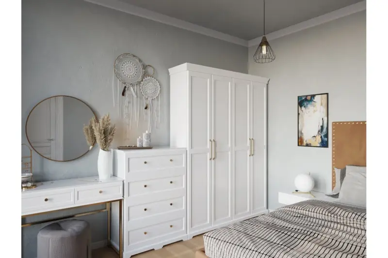 Lámpara de techo Decor Tess metálica en forma cónica de alambre negro dorado 2394