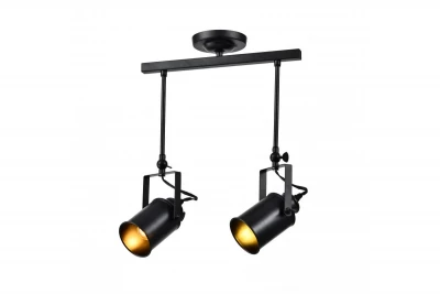 Lámpara de techo Decor Demir color negro con 2 portalámparas 3994