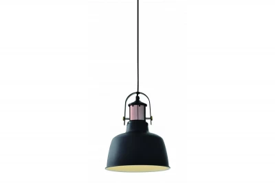 Lámpara de techo Decor Noor elegante de color negro con elemento en color cobre 2691