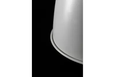 Lámpara de techo Decor Noor elegante blanca con elemento en color cobre 6934