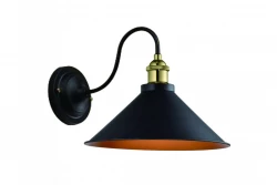 Lámpara Decor Mani de pared metálica dorado-negro diámetro 22 cm 4052