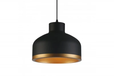 Lámpara de techo Decor Goldi negro-dorado diámetro 30 cm 4090
