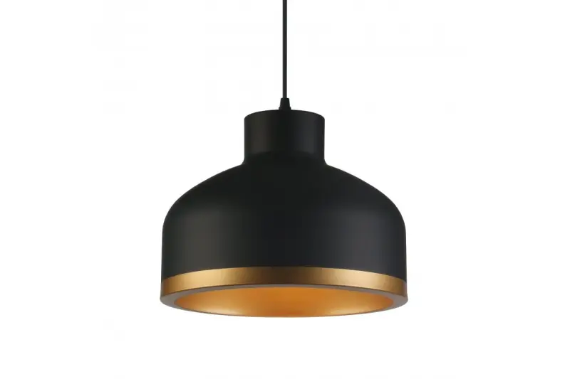 Lámpara de techo Decor Goldi negro-dorado diámetro 30 cm 4090