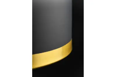 Lámpara de techo Decor Goldi negro-dorado moderna diámetro 42 cm 4113