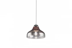Lámpara de techo Decor Marite Classic Cristal tintado negro Diámetro 26 cm 7061