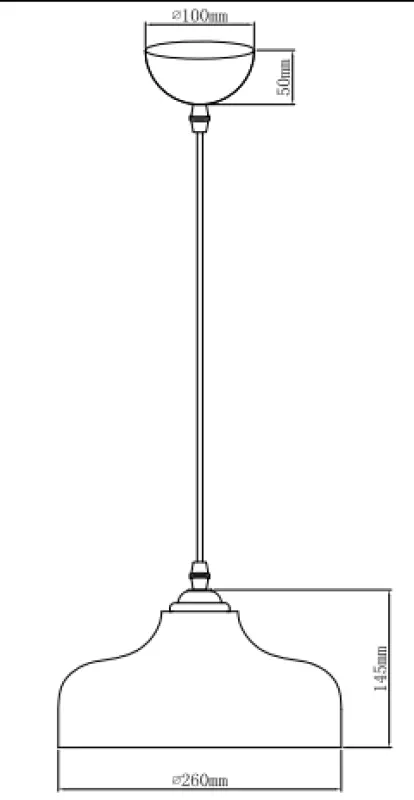 Lámpara de techo Decor Marite Classic Cristal tintado negro Diámetro 26 cm 7061