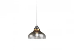 Lámpara de techo Decor Marite Classic cristal tintado negro-dorado diámetro 26 cm 7085