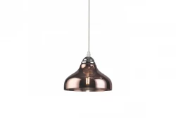 Lámpara de techo Decor Marite Classic Vidrio tintado marrón Diámetro 26 cm 7108
