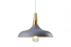Lámpara de techo Decor Skandi moderna color gris diámetro 35 cm 7368