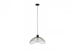 Lámpara de techo Decor Reto vintage de alambre color negro y 50 cm de diámetro 4151