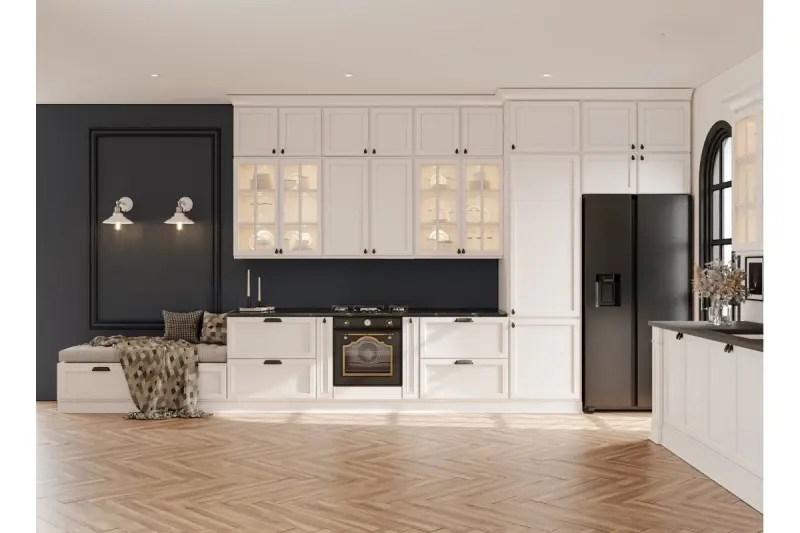 Aplique de pared Decor Loret color blanco orientable con interruptor 20 cm de diámetro 8267