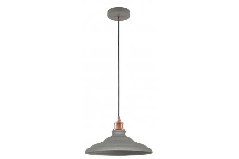 Lámpara de techo Decor Loret color gris atemporal 34,8 cm de diámetro 9790