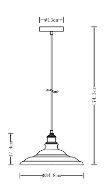 Lámpara de techo Decor Loret color gris atemporal 34,8 cm de diámetro 9790