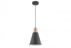 Lámpara de techo Decor Gianni color cobre-negro 22 cm de diámetro 9974