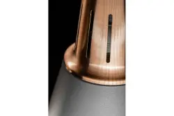 Lámpara de techo Decor Gianni elegante color cobre-gris 22 cm de diámetro 8051