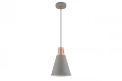 Lámpara de techo Decor Gianni elegante color cobre-gris 22 cm de diámetro 8051